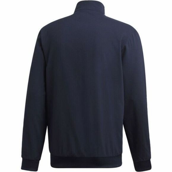 adidas DU0458 Mens Size S Essentials 3-Stripes Navy Blue Tricot Track Jacket - Picture 2 of 6